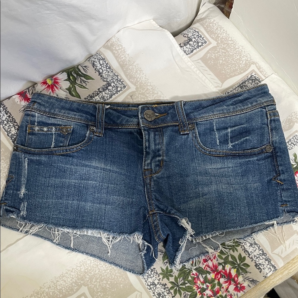 Fox Dylan Denim Blue Women's Shorts Sz 1